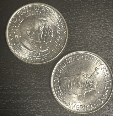 Washington-Carver Silver Freedom & opportunity for ALL half$ 1952 collector item