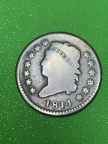 LC11 very good+1814 classic large c scarce gr8 convo piece Lo Starting Free SH