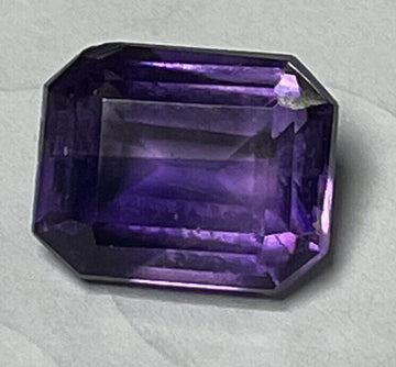 super 3.5 carat emerald Cut Amethyst BrazilianBeauty $3000 Value - Free S & H