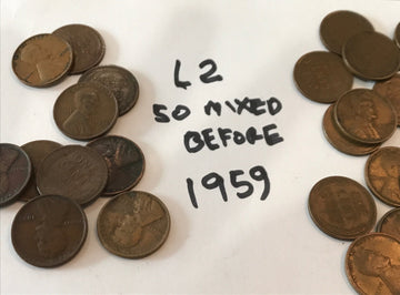 100 Old Wheats Dated before 1959 - US CoinSpot