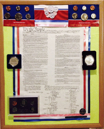 107FM Super Constitutional Set in Frame - US CoinSpot