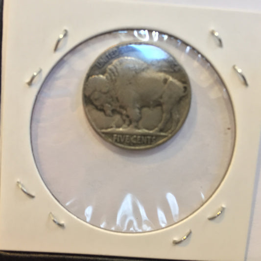 Buffalo Nickel 1914 D Denver F Fine