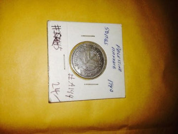 Palestine Mandate 1940 Silver 50 Nice XF+