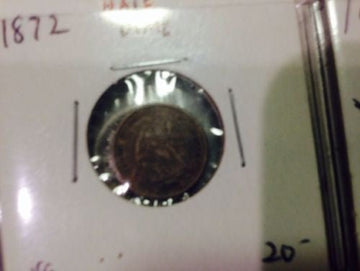 1872 Half Dime Nice Good Detailed Silver - US CoinSpot