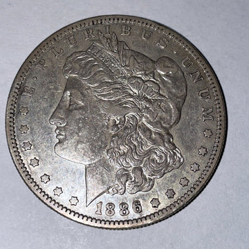 1886s Choice Extra Fine Tough Date Morgan Silver Dollar great collectible - US CoinSpot