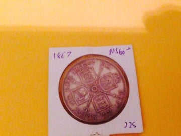1887 Double Florin Victoria Uncirculated - US CoinSpot