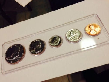 1972 Birth Year Set In Case 5 Uncirc Coins! Fantastic Collector Item or Memento - US CoinSpot