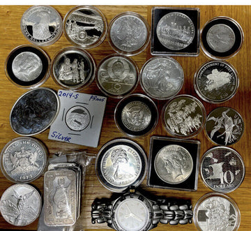 3 Random World Crowns min 50g 800 fine, most Sterling Or 900 Silver. Great.