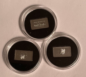 AM Buchanan 37th mint director 1000MG silver ingot lot of 3 Ha-Cha-Cha Lo S&H