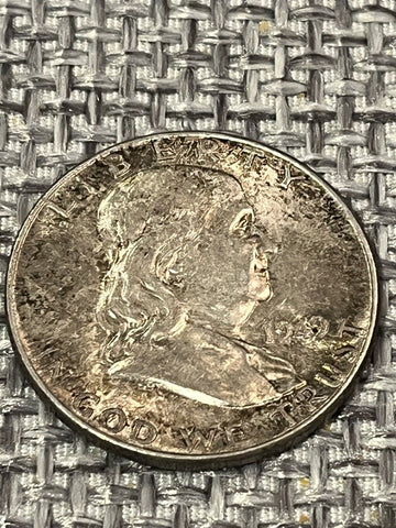 SC 1949 P Benjamin Franklin Liberty Bell Half Dollar Coin Uncirculated