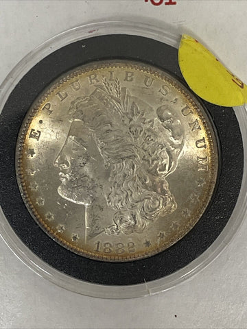1882 Superior Gold Toned Unc Morgan (a 66?)Dollar Cartwheel PQ Free S&H PriceCut