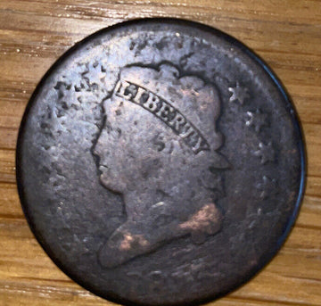 SC 1813 Philadelphia Mint Copper Coronet Head Large Cent