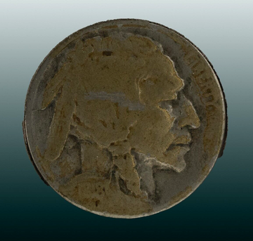 1918 S Buffalo Nickel on Plain / Good Condition / Circulated