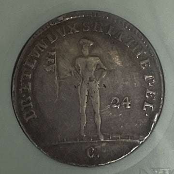 Brunswick LunHannover 2/3 Thaler Scarce VF 1789C soldier/Shield free SH PriceCut