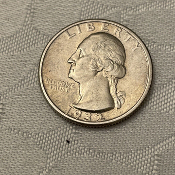 1932 first year issue Great Feature Uncirculated Washington Quarter
