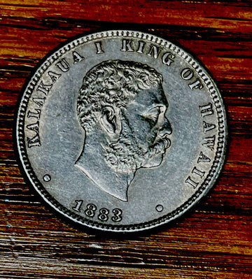 A21:Kalakaua1 KingSilver Quarter Hawaii AU/BU Gr8 Opportunity Hot! Free S&H