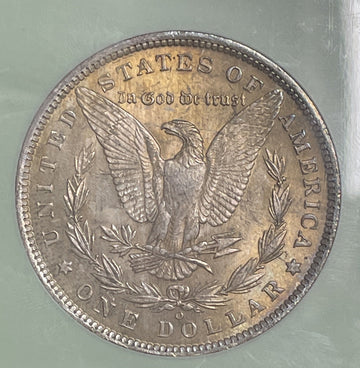 1885o morgan silver$ Superb PQ Unc Super Details Lt Golden Tones Price Slashed