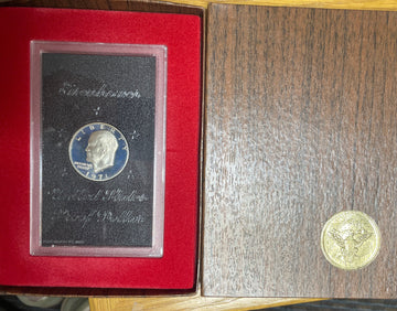 Superior1971 S Eisenhower Silver Dollar Proof Sealed and in Original Display Box