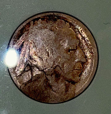 1913 d type 2 buffalo Nickel- Treated Still Scarce collector’s item