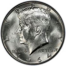 John Fitgerald Kennedy - JFK - Half Dollars - Denver Mintage Uncirculated