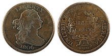 Half Cents - Draped Bust (1800-1808) - US CoinSpot