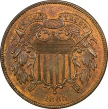 Two cent pieces (1864-73) - US CoinSpot