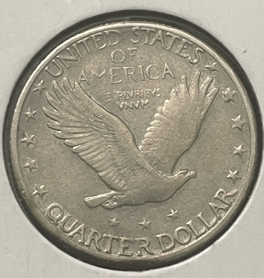 Q17 1917D Standing Lib Quarter Gorgeous Choice XF+nice add’n esoteric Free SH US