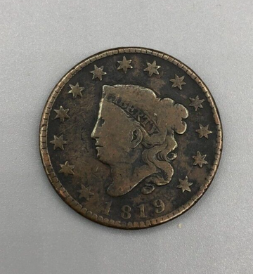 EP25: 1819 Liberty Head Cent / Fine Details collectible