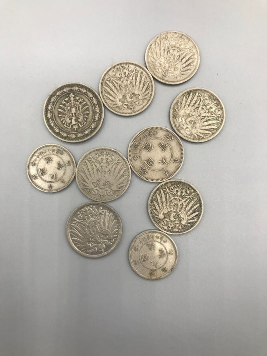EP11:  10 pcs 600 silver 1888 - 1913 DEUTSCHES REICH PFENIG COIN