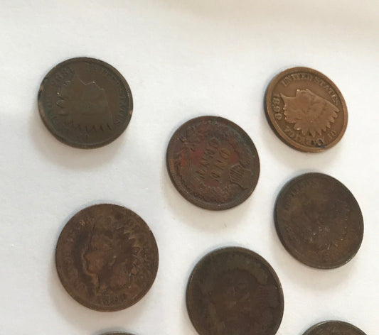 10 Little Indians different dates between 1895 - 1909 - US CoinSpot