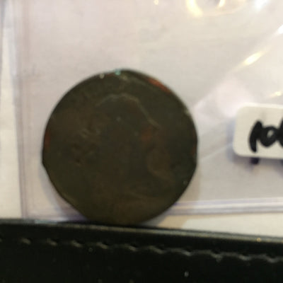 Draped bust half cent 1804 VG very good details - vintage coins- half cents