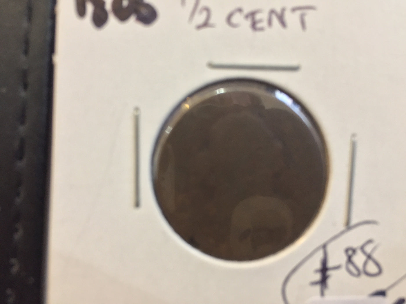 Draped bust half cent 1806 AG about good details - vintage coins- half cents