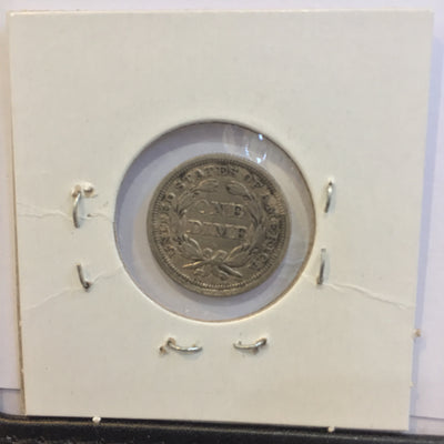 Seated Liberty Dime 1850 VF + Very Fine plus
