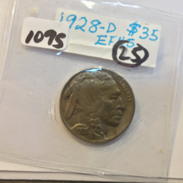 Buffalo Nickel 1928 Extra Fine plus EF++ 