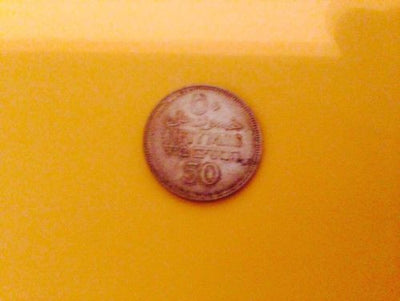 Palestine Mandate 1939Silver 50 Nice AU Collector Coin