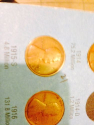 Nice Lincoln Set Collection 1909-1940 Almost Complete