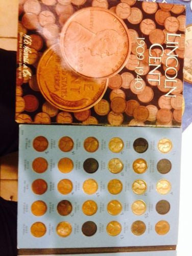 Nice Lincoln Set Collection 1909-1940 Almost Complete