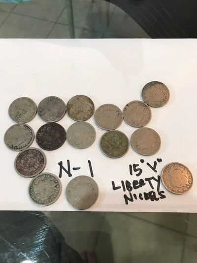 15 Pieces Liberty Head V Nickel - US CoinSpot