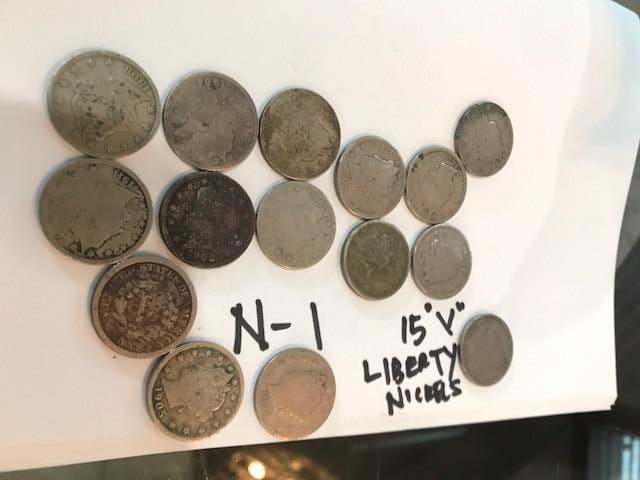 15 Pieces Liberty Head V Nickel - US CoinSpot