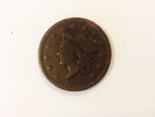 1847 Large Cent Very Good+ Clear Details - US CoinSpot
