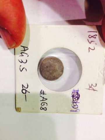 1852 3 Cent Silver Nice Collector Piece AnteDeluvian - US CoinSpot