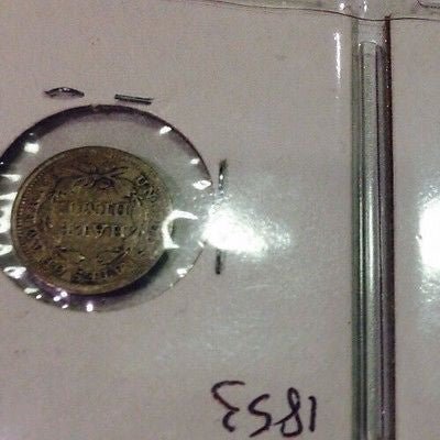 1853 Half Dime Nice Very Good Detailed Silver AnteDiluvian - US CoinSpot