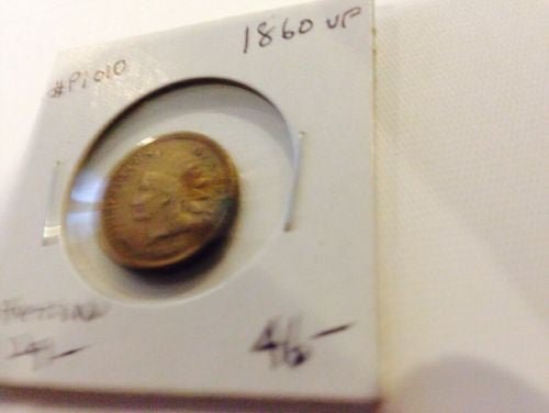 1860 Copper Nickel Cent Very Fine - US CoinSpot