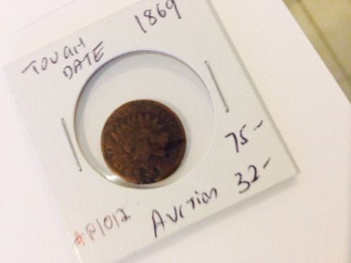 1869 Rare Cent Almost Good Most Details Visible - US CoinSpot