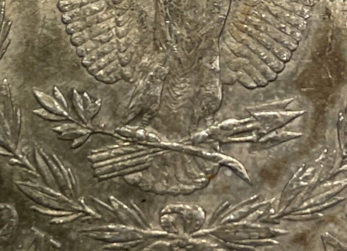 1878 7tf rev of 78 Morgan Silver Dollar BU Toned 1st Yr Issue middle TF maybe/8 - US CoinSpot