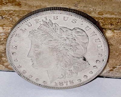 1878 cc Choice Almost Uncirculated Morgan Silver Carson City Dollar - US CoinSpot