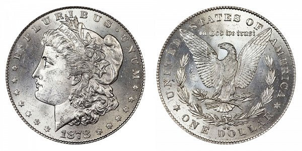 MORGAN SILVER DOLLAR - 1878 CC - UNCIRC MS66