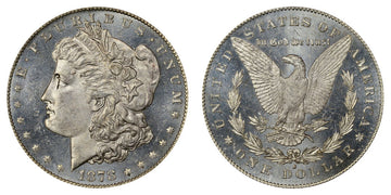 MORGAN SILVER DOLLAR - 1878 S - MS65