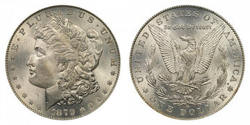 MORGAN SILVER DOLLAR - 1879 O - FINE