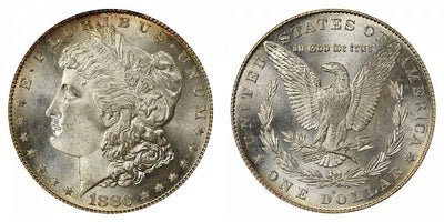MORGAN SILVER DOLLAR - 1880 S - MS63